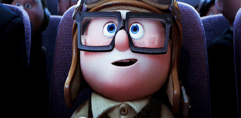 Young Carl Fredricksen's excited. Are you?